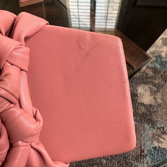 New Open Edit Quinn Pink Dawn Knotted Straps Flared Heel Sandals Size 8 - Picture 8 of 8